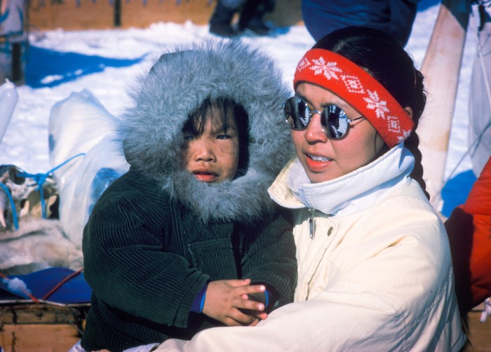 Inuit mother & child